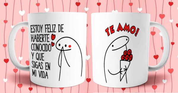 Taza y bandeja San Valentin - Imagen 6