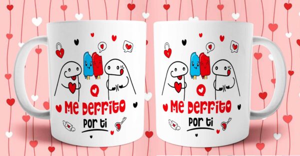 Taza y bandeja San Valentin - Imagen 4