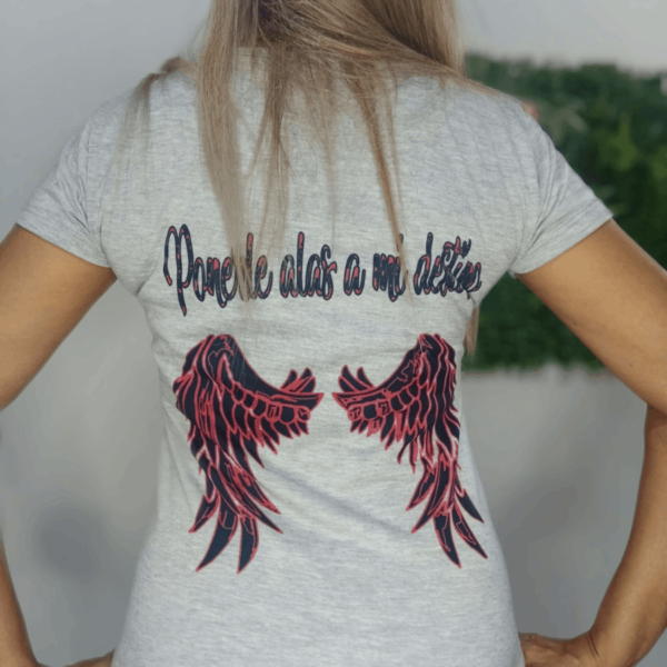 VESTIDO CON MANGAS "Ponerle alas a mi destino" - Imagen 3